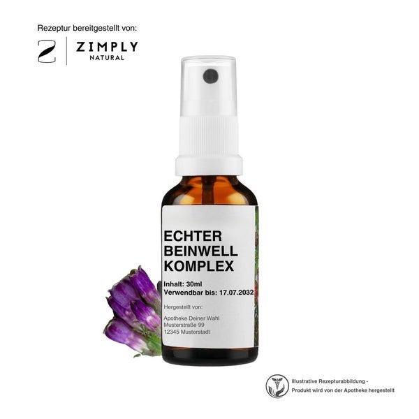 Zimply Natural ECHTER BEINWELL KOMPLEX - Pflanzbasierte Rezeptur 30 ml