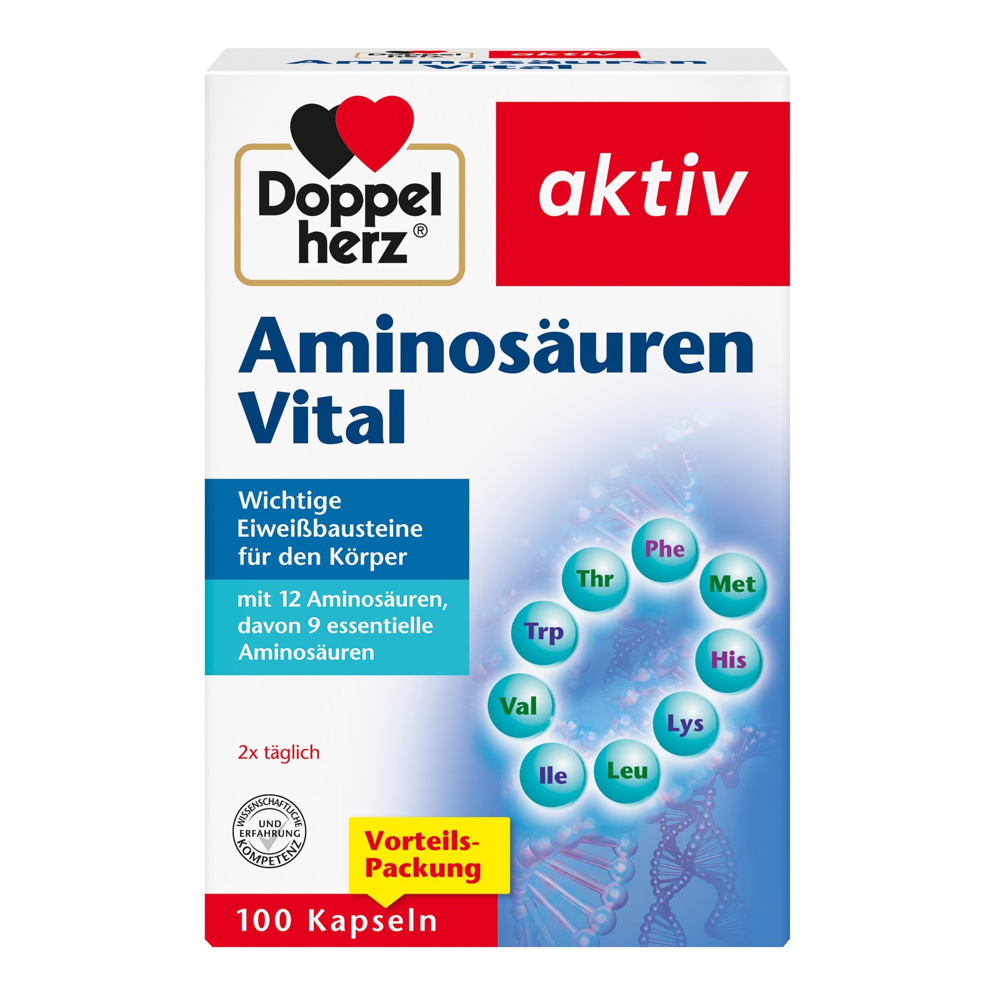 Erfahrungen zu DOPPELHERZ Aminosäuren Vital Kapseln | medpex