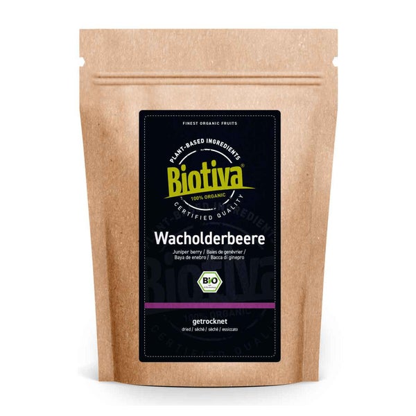 Biotiva Wacholderbeeren ganz Bio 100 g
