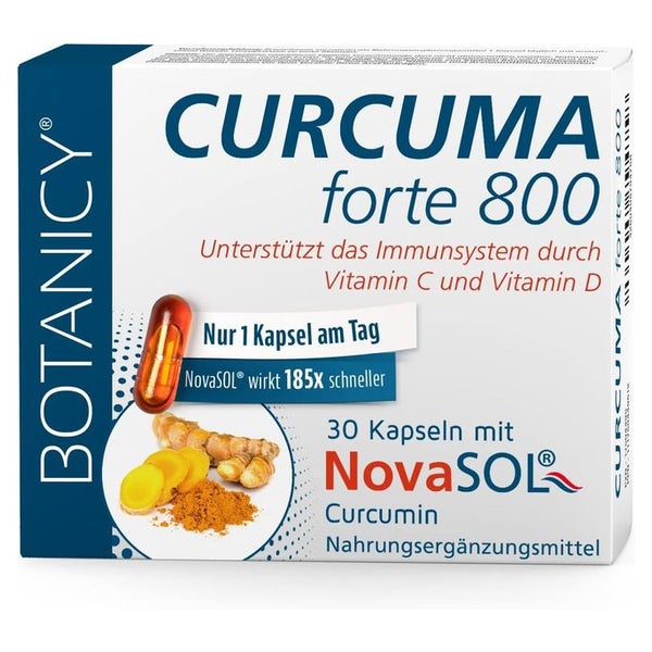 CURCUMA FORTE 800 mit flüssigem Mizell-Curcumin ohne Piperin, hochdosiertes Kurkuma 30 St