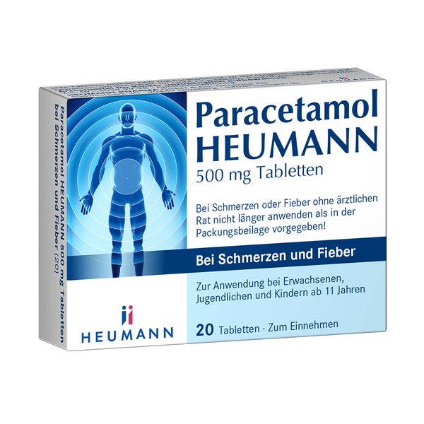 Heumann Paracetamol 500 mg Tabletten 20 St