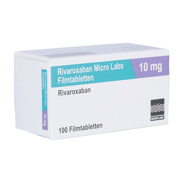 Rivaroxaban Micro Labs 10 Mg Filmtabletten 100 St