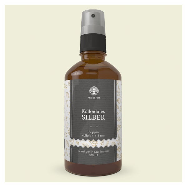 Kolloidales Silber - 25 ppm - Technische Lösung (Sprühkopf) - 100ml 0.1 l