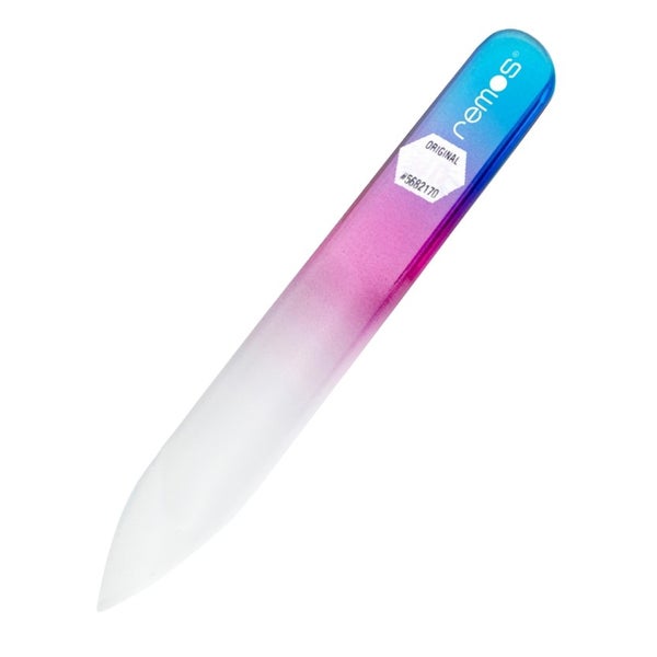 Glasnagelfeile 8 cm beidseitig blau-violett 1 St
