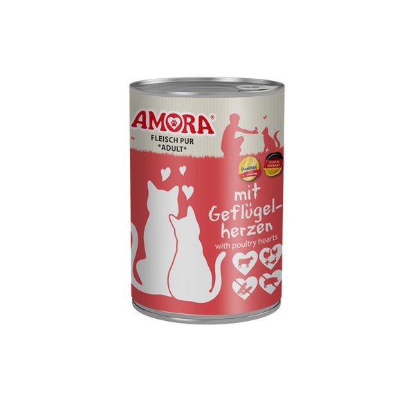 AMORA Cat Fleisch Pur 2,4 kg