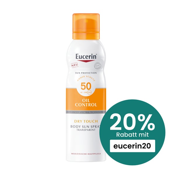Eucerin Oil Control Dry Touch Spray LSF 50 200 ml