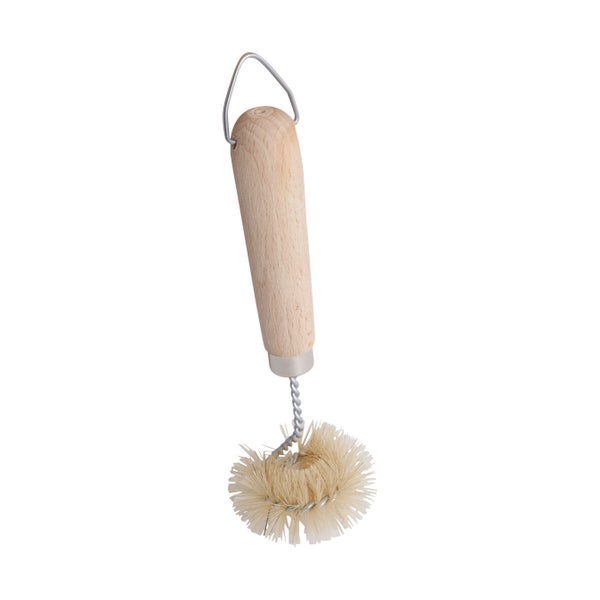Redecker Ausgußbürste, rund, gerade ,Holzgriff, Borste