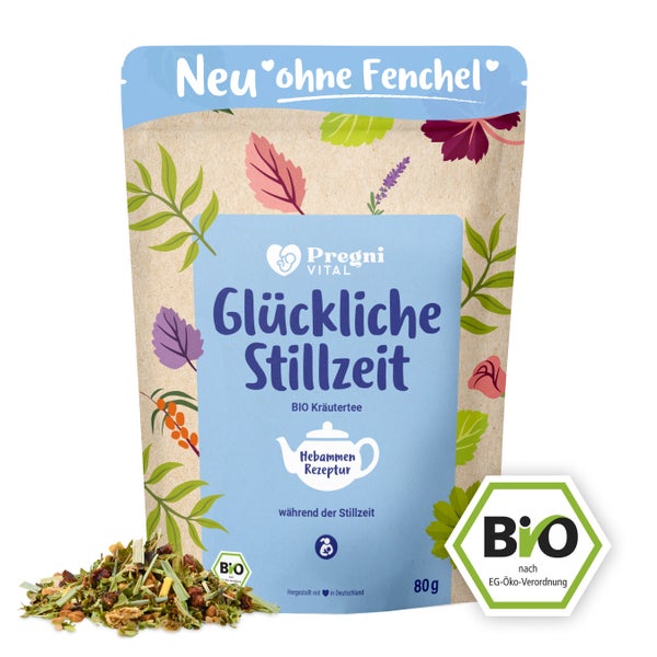 PregniVital Glückliche Stillzeit BIO Schwangerschaftstee 80 g