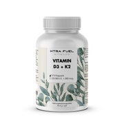 Vitamin D3 + K2 20.000 I.E. Kapseln von XTRA FUEL | 210 vegane Kapseln mit 20.000 I.E. D3 und 200 mcg K2 MK7 all-trans – Optimale Unterstützung von Knochen & Immunsystem - 210 Stk 210 St