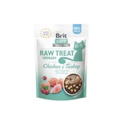 BRIT Care Raw Treat Freeze Dried Urinary Cat gefriergetrockener Leckerbissen Huhn und Pute mit Probiotika für Katzen 0,04 kg