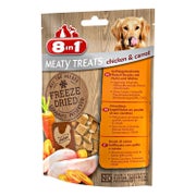 8in1 Meaty Treats Gefriergetrocknete Fleisch-Snacks Huhn & Möhre 0,05 kg