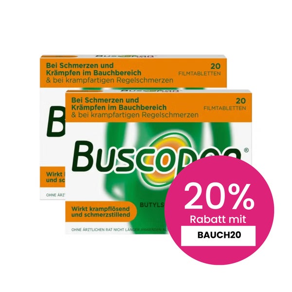 Buscopan Plus Doppelpack 2X20 St
