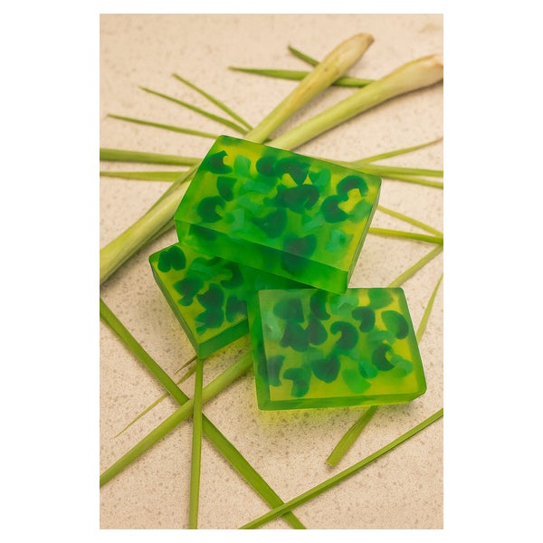 Nesbel Seife Lemongras – frisch & zitronig | Glycerin & Ziegenmilch 100 g