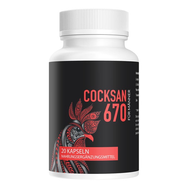 Pharma Health | Cocksan 670 | Männer | ohne Chemie | Kapseln 20 St