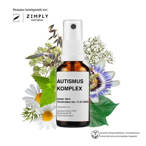 Zimply Natural AUTISMUS KOMPLEX - Pflanzbasierte Rezeptur 30 ml