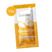 Produktabbildung: Diapura Gluco2go Glucose-gel M.15g Gluc.mango-mara 360 ml