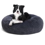 Hundebett orthopädisches rund L 80 x B 80 x H 20 cm Dunkelgr 1 St