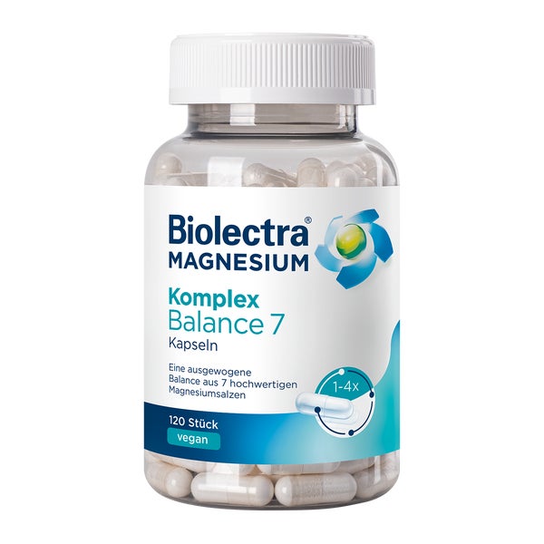 Biolectra Magnesium Komplex Balance 7 Kapseln 120 St