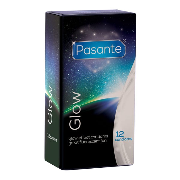 «Glow» – Leuchtende Kondome, 12er-Pack, fluoreszierend (12 Kondome) 12 St