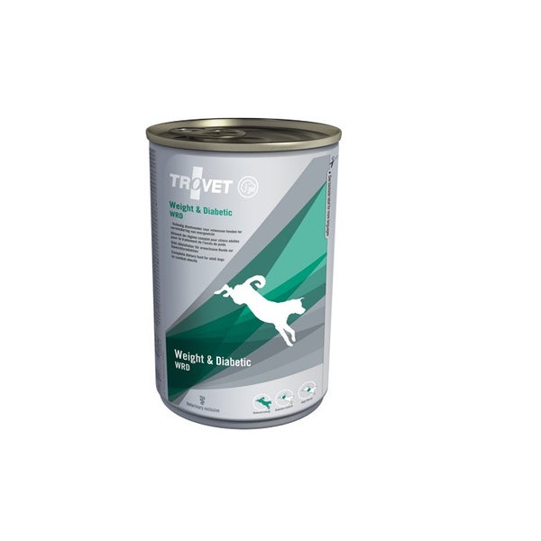 TROVET Weight and Diabetic WRD Nassfutter für Hunde 0,4 kg