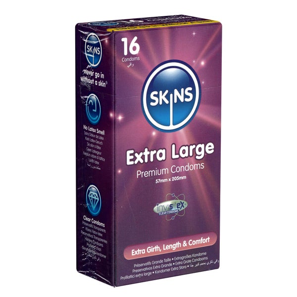 Extra Large Kondome 16 Stück – extra breit & sicher (16 Kondome) 16 St