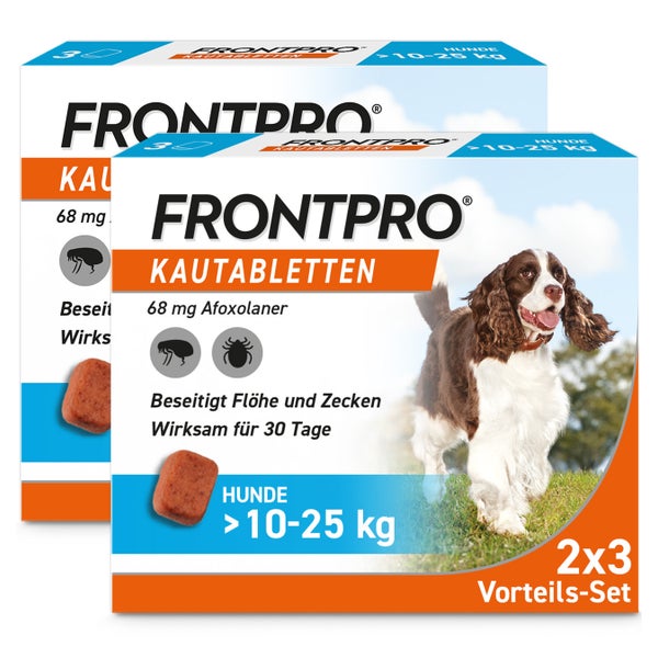 FRONTPRO HUND 68mg M >10-25 KG 2X3 St