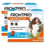Produktabbildung: FRONTPRO HUND 68mg M >10-25 KG 2X3 St