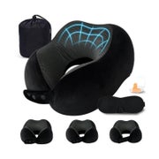 Reisekissen Nackenkissen Memory Foam waschbar verstellbar Fl 1 St