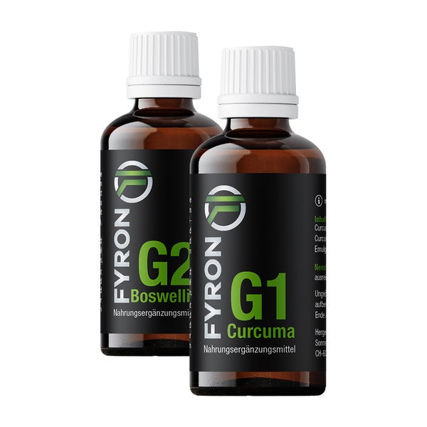 FYRON G1 + G2 CURCUMA & BOSWELLIA / WEIHRAUCH 2X50 ml