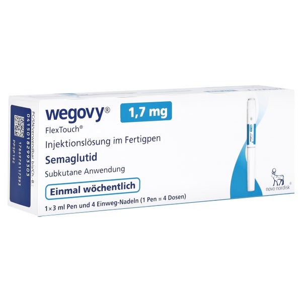 Wegovy 1,7 mg FlexTouch Injektionslsg.Fe 1X3 ml