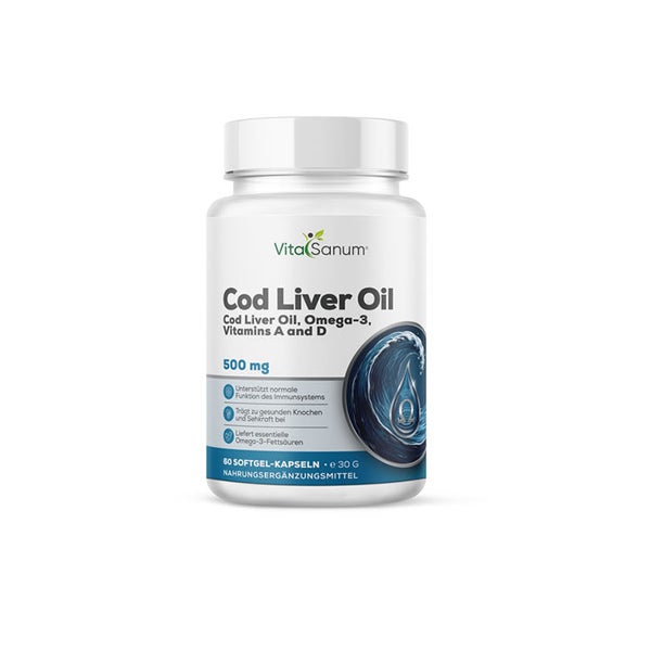 VitaSanum® - Lebertran (Cod Liver) 500 mg 30 g