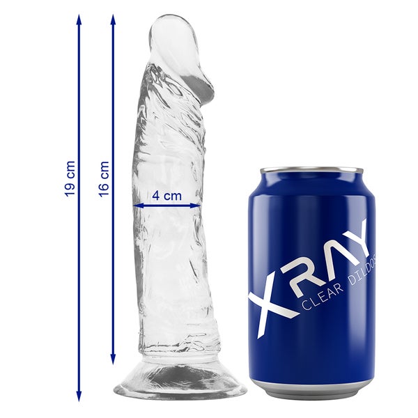 X Ray - Durchsichtiger, flexibler Dildo