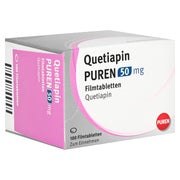 Quetiapin Puren 50 Mg Filmtabletten 100 St