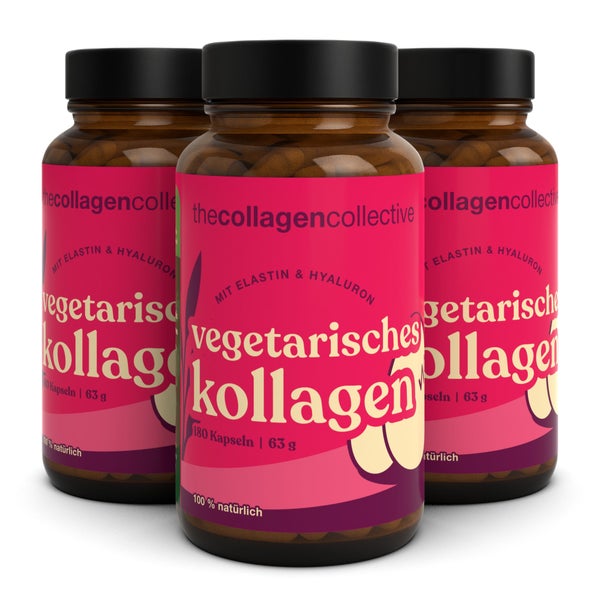 Vegetarisches Daily Glow Kollagen Vorteilsset 3 x 180 St