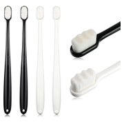 4 Stücke Soft Micro Nano Manual Zahnbürste Extra Weiche Bors 1 St