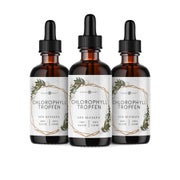 Produktabbildung: Nordic Pure Chlorophyll-Tropfen aus Alfalfa 3x100 ml