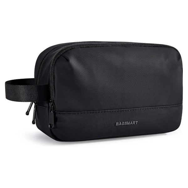 Herren Reise Kulturtasche Wasserabweisendes Dopp Kit Schwarz 1 St