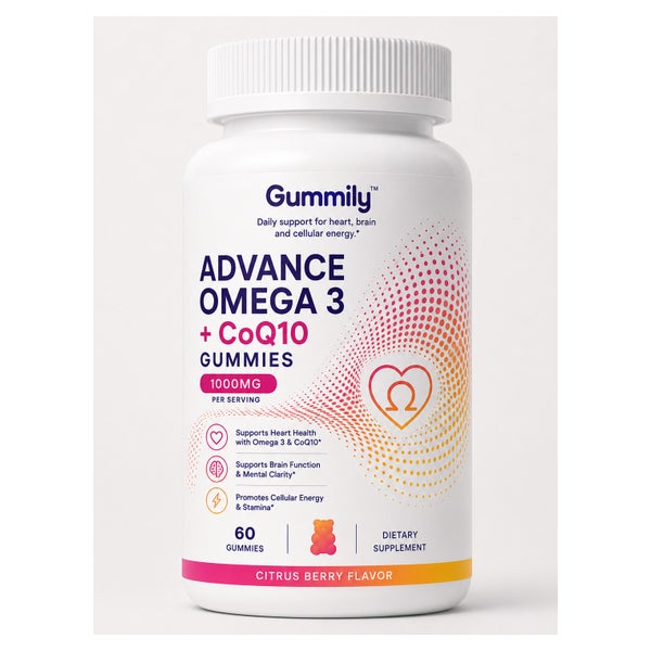 Omega 3 Algenöl mit CoQ10 DHA & EPA Vegan Vital 60 St