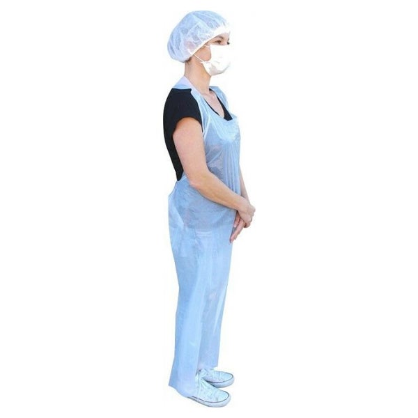 Medi-Inn PE-Schürze Plus leicht gehämmert geblockt 75 x 140 cm weiß 500 St