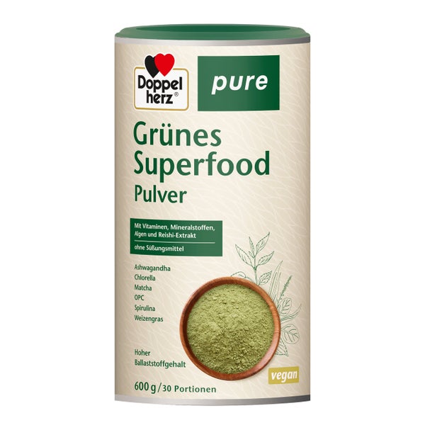Doppelherz Grünes Superfood Pure Pulver 600 g