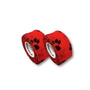 Produktabbildung: LisaCare Fingerpflaster 2,5cm x 4,5m - 2er Pfote Rot 2 St