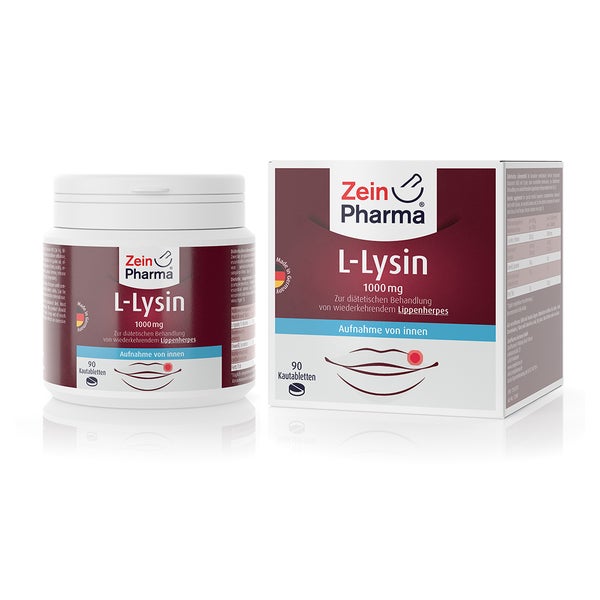L Lysin Tabletten (Kautabletten) mit Zitrone 1000 mg 90 St