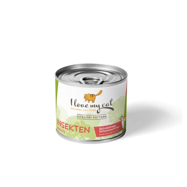 I love my cat Katzenfutter Nass mit Insekten 200 g 200 g