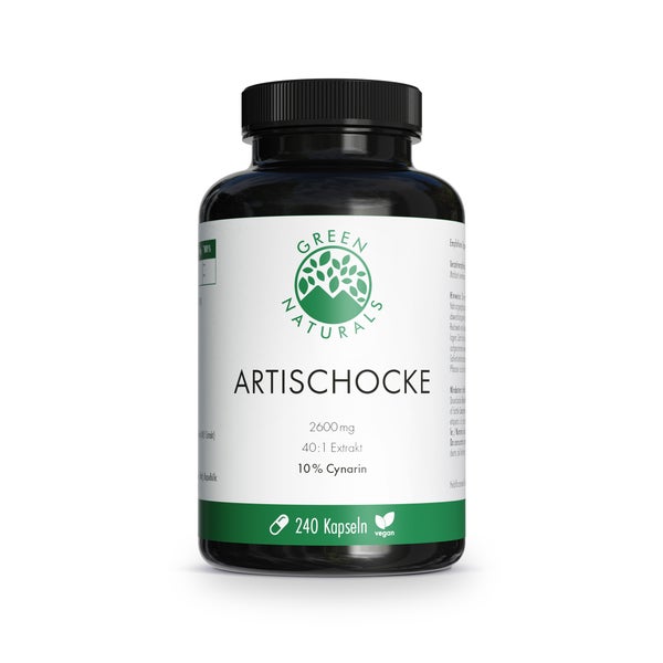 Green Naturals Artischocke 2600 Mg M.10% Cynarin 240 St