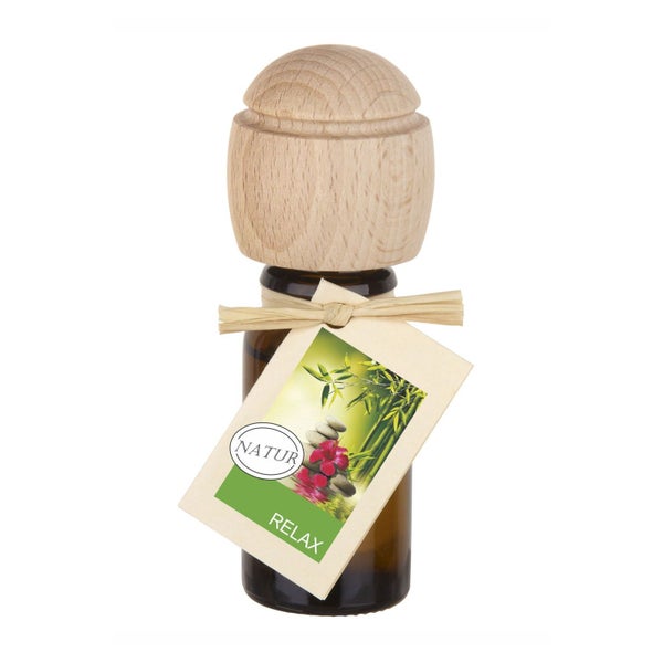 Traumduft Piccolino Relax Duftöl – Handgefertigt, ätherische Öle, Buchenholzverschluss 10 ml