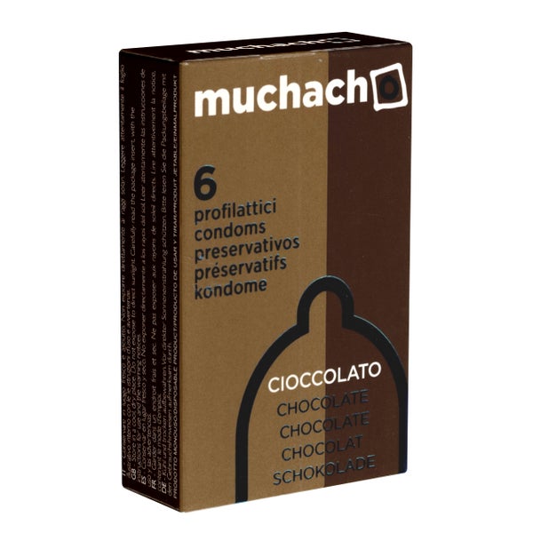 «Cioccolato», 6er-Pack, Schokoladenduft, 54 mm Breite (6 Kondome) 6 St