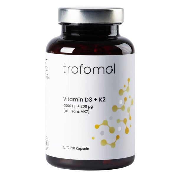 Trofomol Vitamin D3+k2 Kapseln 120 St