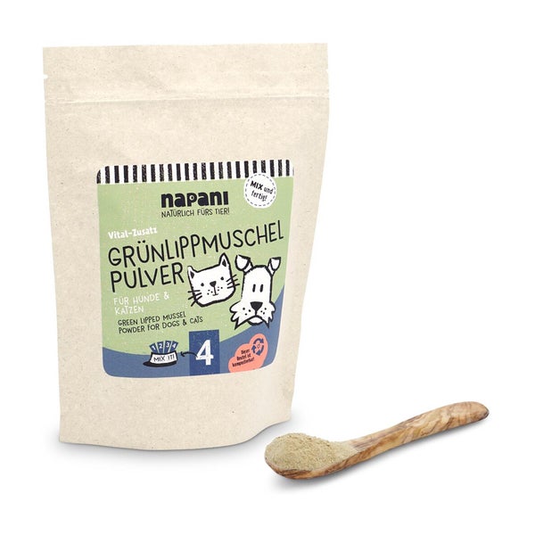 Grünlippmuschelpulver für Hunde & Katzen 150 g