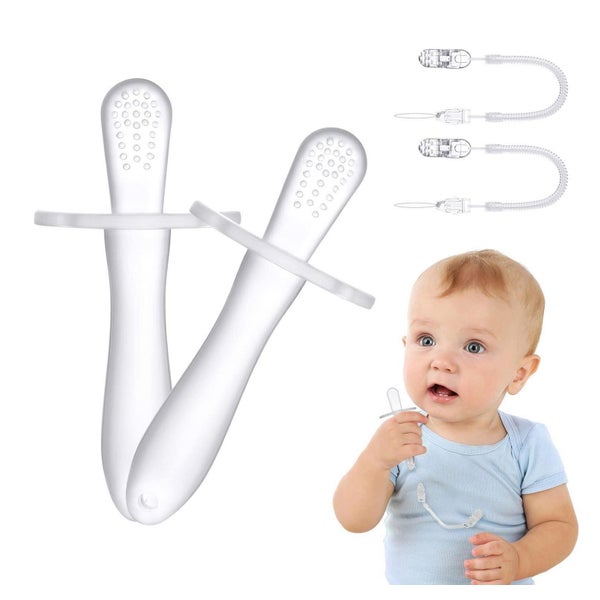 Beißring Baby Silikon Zahnungshilfe BPA frei 2 1 St