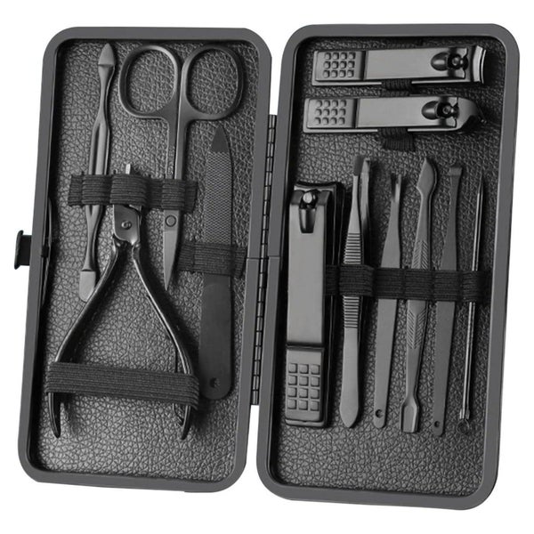 Maniküre Pediküre Set 12-teilig Edelstahl Nagelset Nagelpfle 1 St